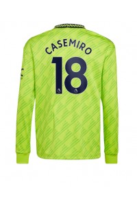 Manchester United Casemiro #18 Fotballdrakt Tredje Klær 2022-23 Lange ermer